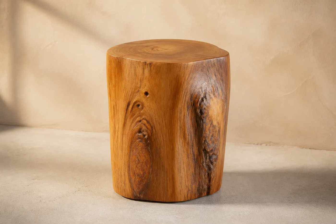 Édition Tabouret Bois Brut Maison